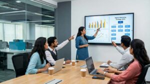 eo services hyderabad expert analysing digital marketing performance data