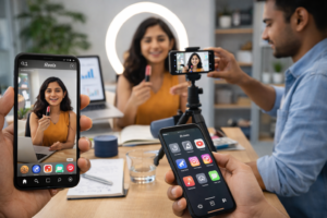 Instagram marketing strategy using reels and influencer content for brand promotion.
