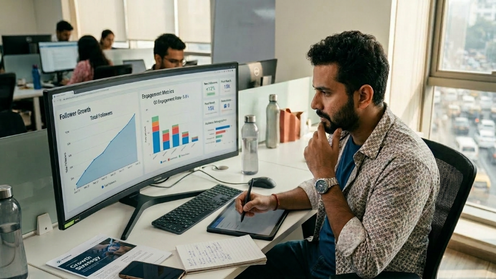 organic social media growth analytics 