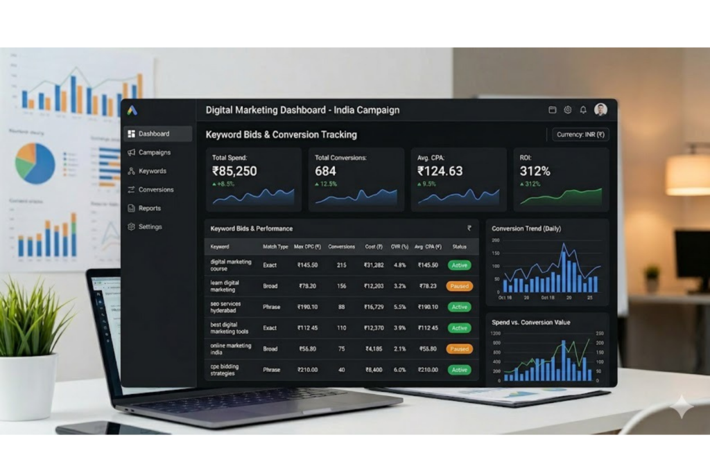 performance marketing services India paid ads optimisation