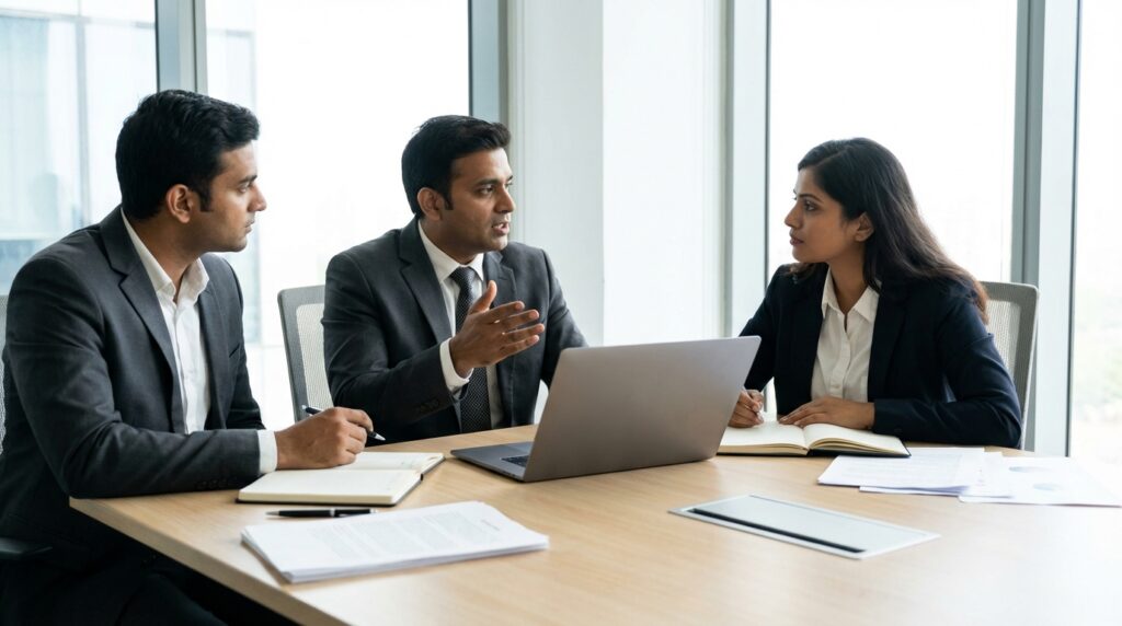 SEO for lead generation analysing inbound lead generation performance on laptop