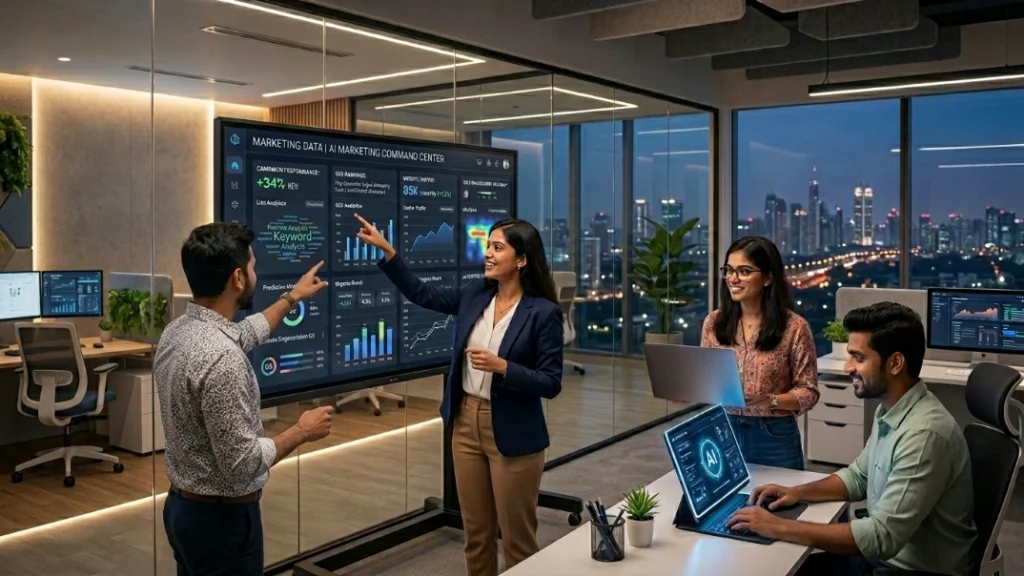 AI marketing agency India helping SMEs grow with automation and SEO services