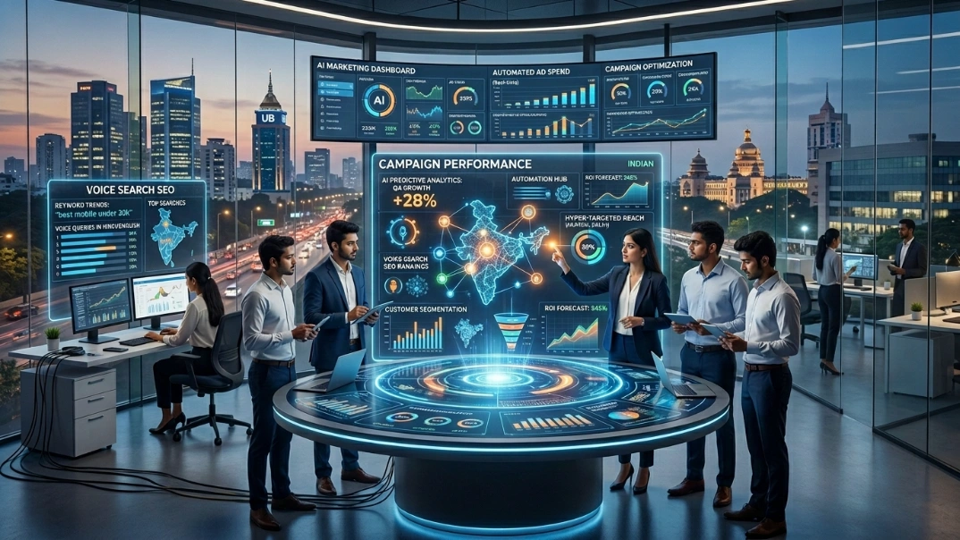 Future of AI marketing agency India with predictive SEO automation tools
