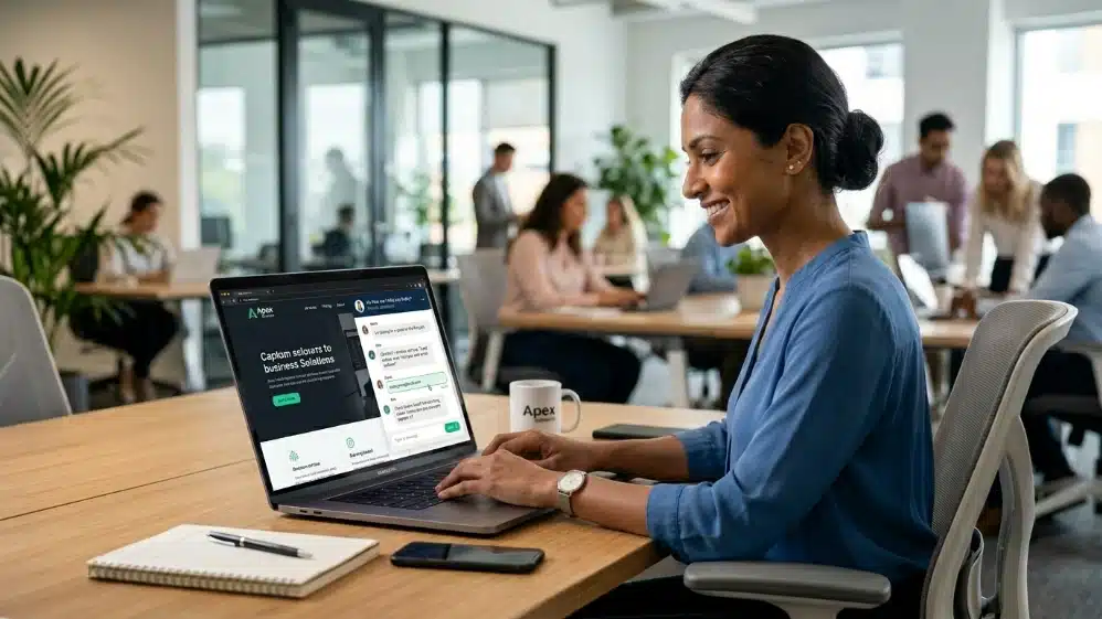 AI chatbot for business lead generation and automated customer engagement