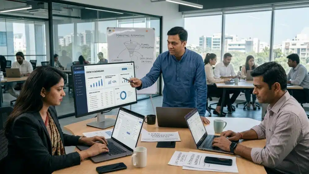 Future of AI lead generation India and digital marketing automation.