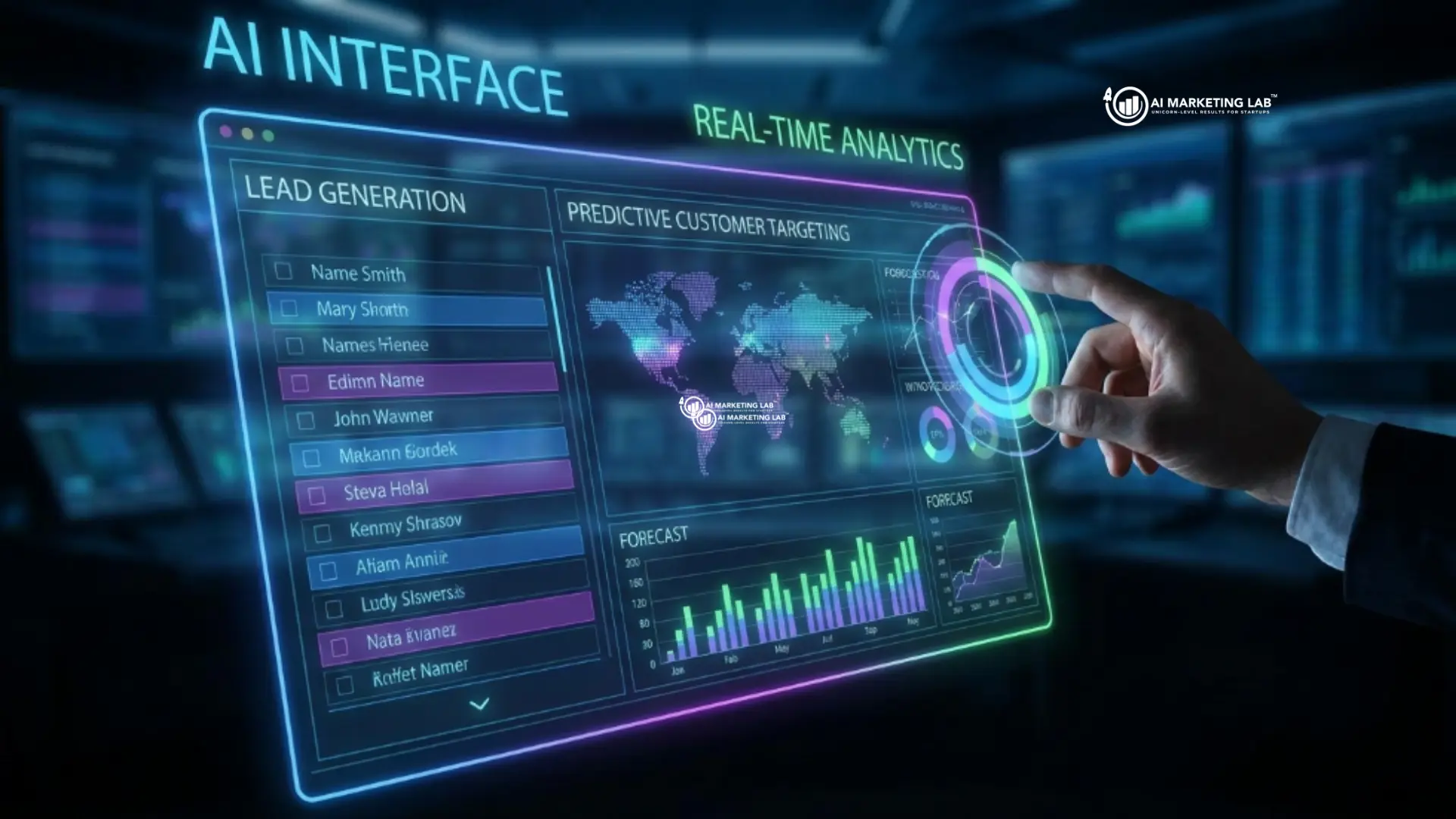 AI-powered lead generation predictive analytics system