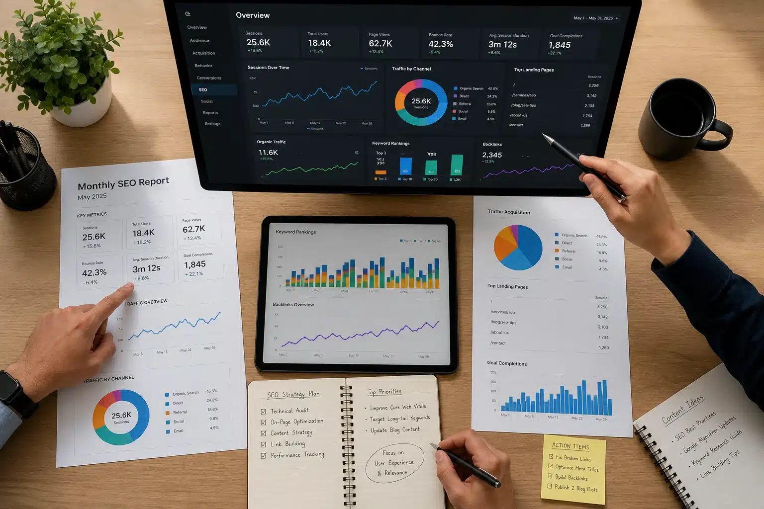 digital marketing agency in Hyderabad team reviewing analytics to refine marketing strategy and accelerate business growth