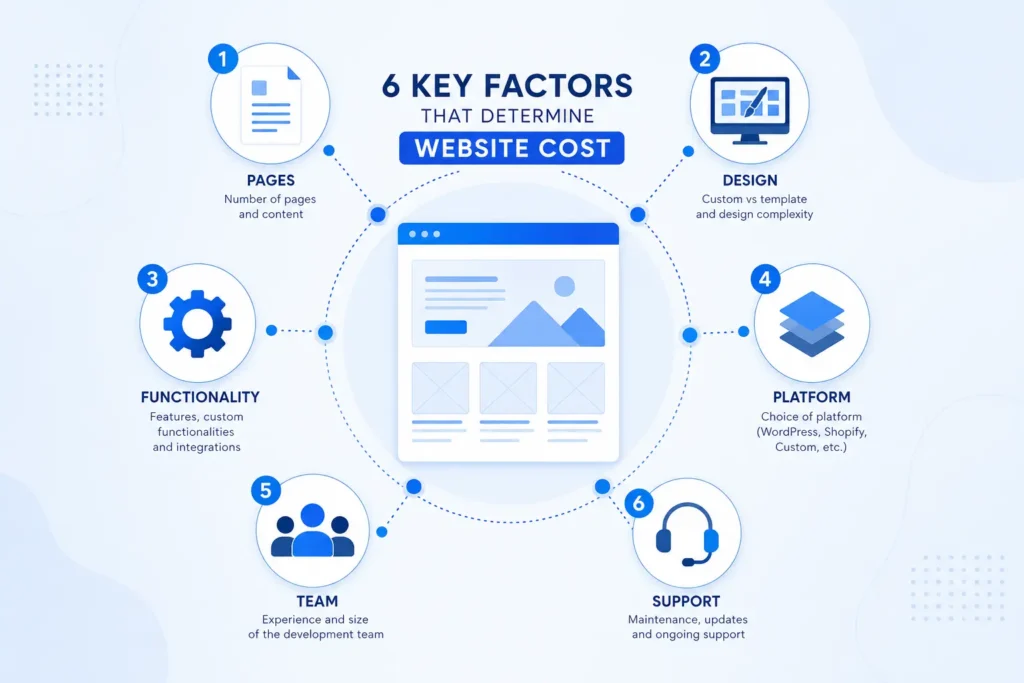 website development cost in india