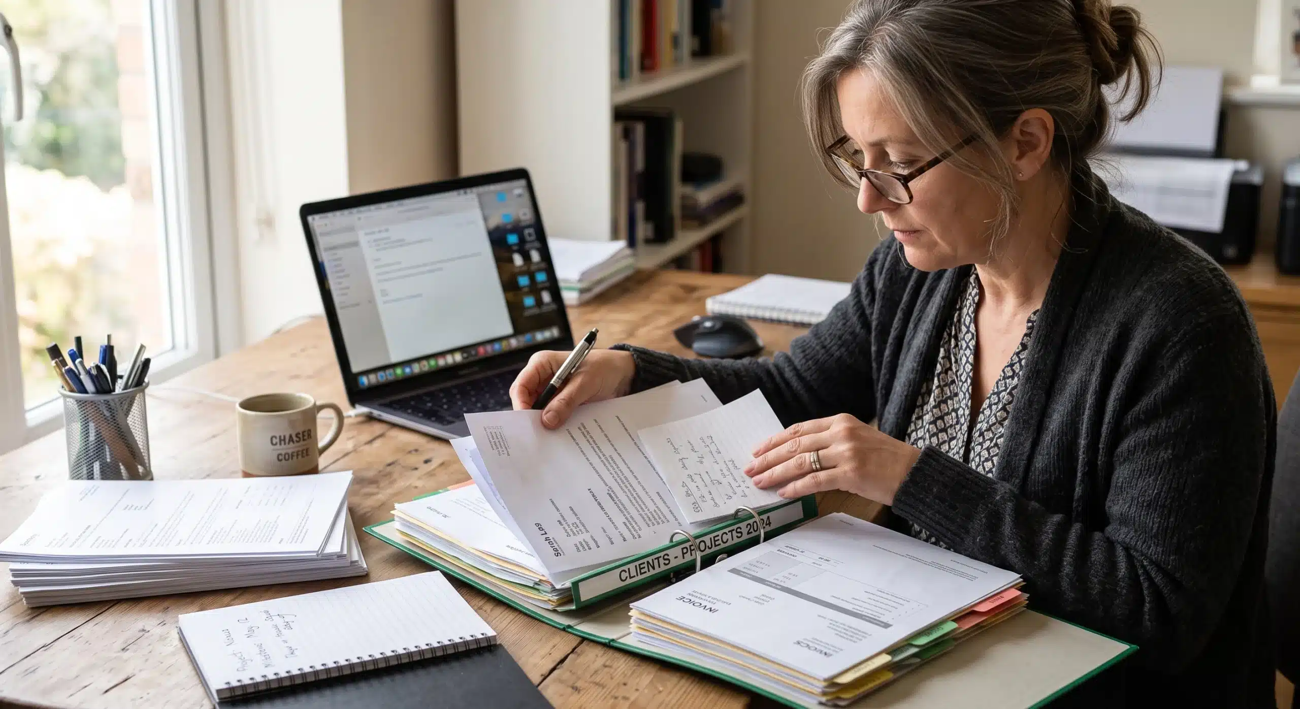 Business owner documenting evidence of a bad marketing partnership before terminating a contract