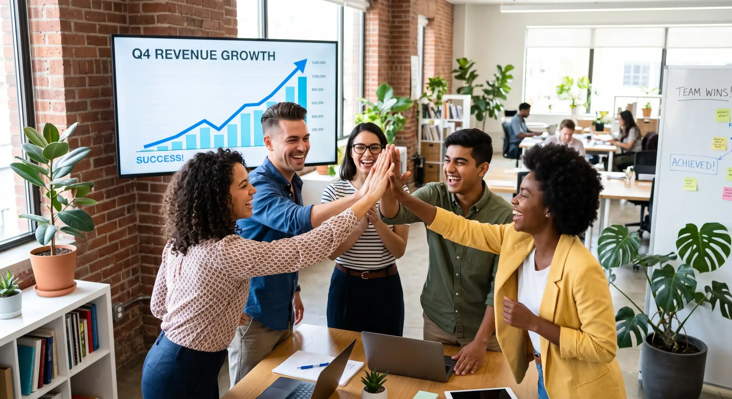 Growth results after choosing between a digital marketing agency and an in-house team