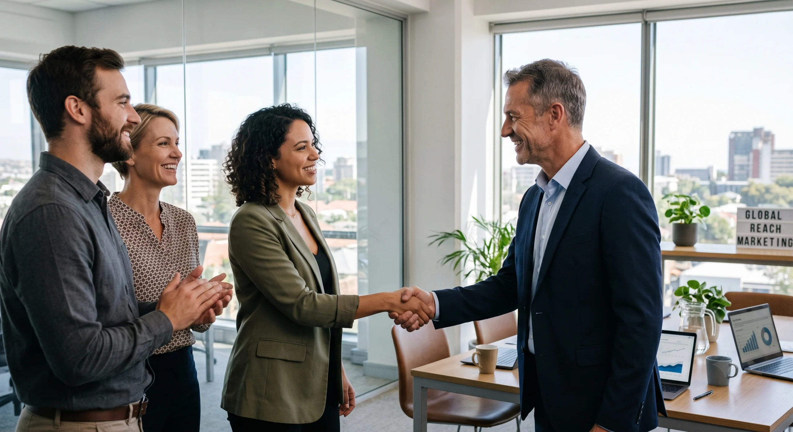 business owner deciding to hire a digital marketing agency