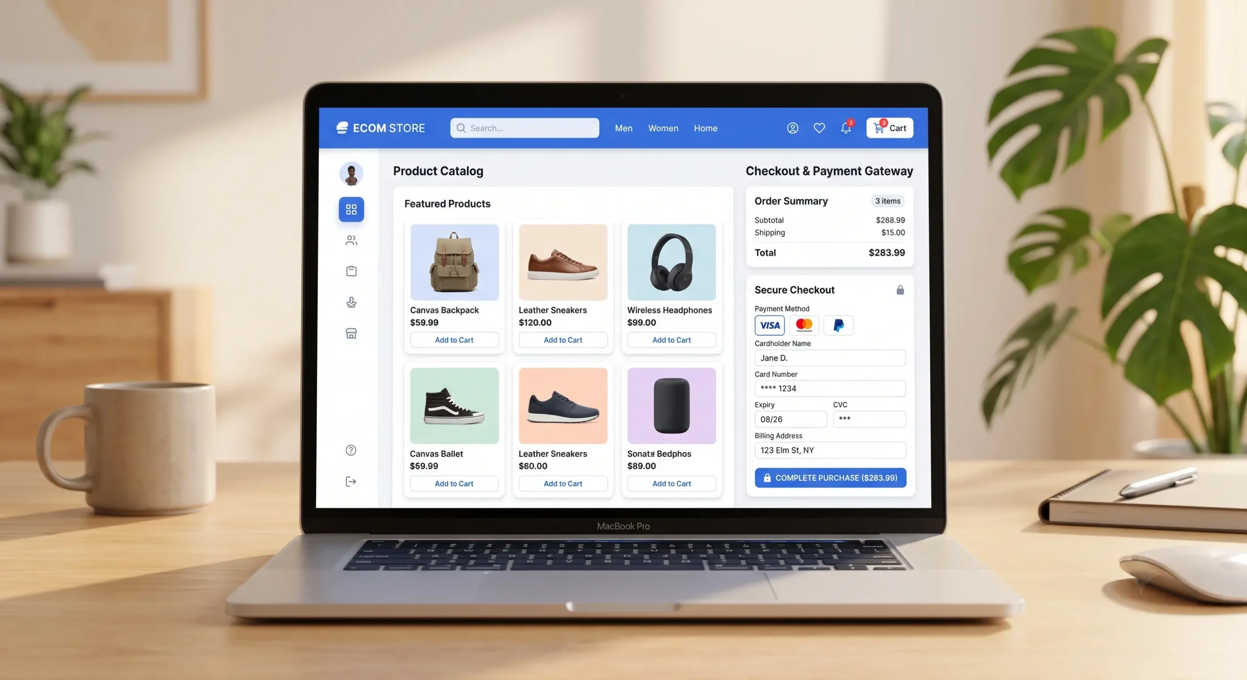 ecommerce website development cost in india online store dashboard