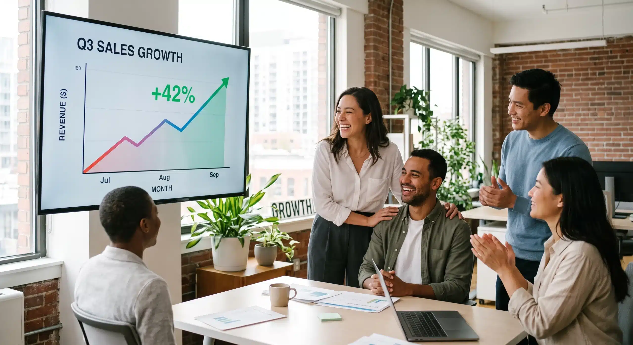 Growth results after choosing the right marketing budget plan